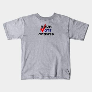 Your Vote Counts Kids T-Shirt